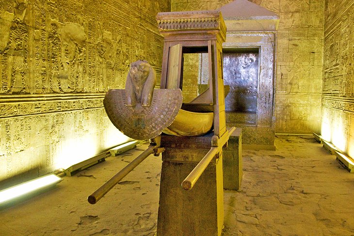 egypt-edfu-wooden-barque-in-temple-sanctuary