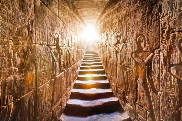 Passageway temple horus edfu